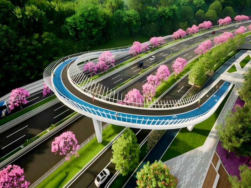 Xinhai Second Pedestrian Landscape Overpass. jpg