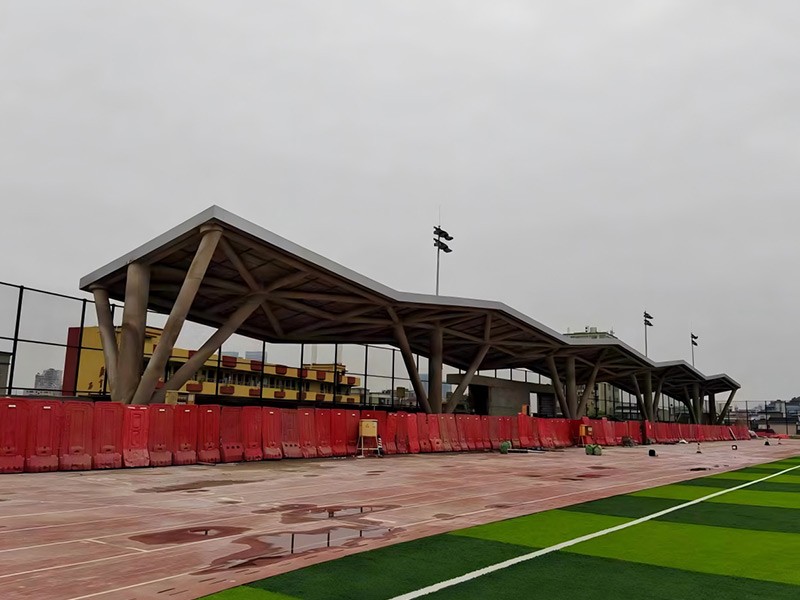 Guanlan Middle School grandstand canopy
