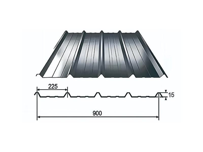 Color steel plate YX15-225-900.jpg