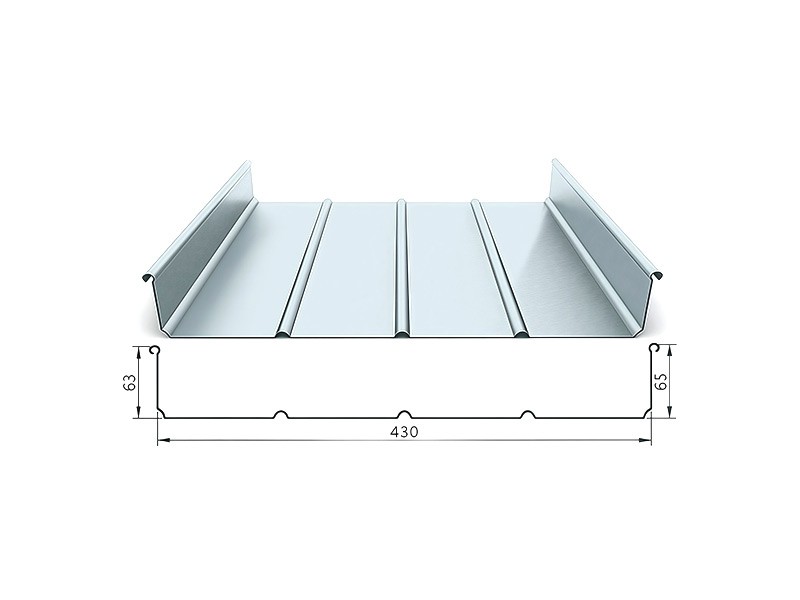 YX65-430 Aluminum–Magnesium–Manganese Roofing Panel