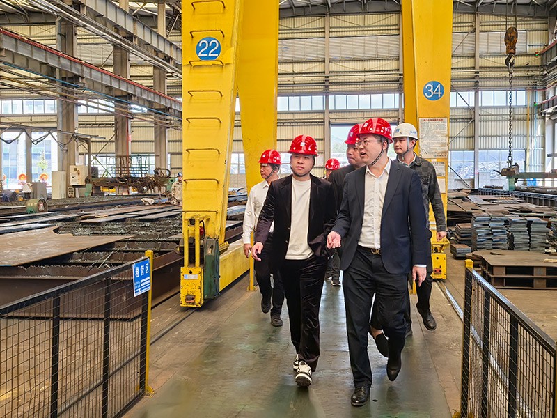 Hongsheng Visits China Construction Second Engineering Bureau Sunshine Intelligent Manufacturing